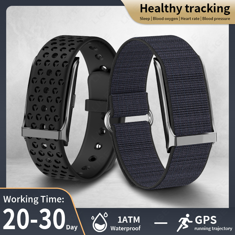 Health Wellness Bracelet - Reloj inteligente LIGE, Monitor de ritmo