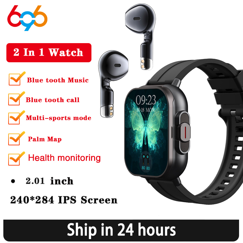 Health Wellness Bracelet - BT llamada diente azul auriculares relojes