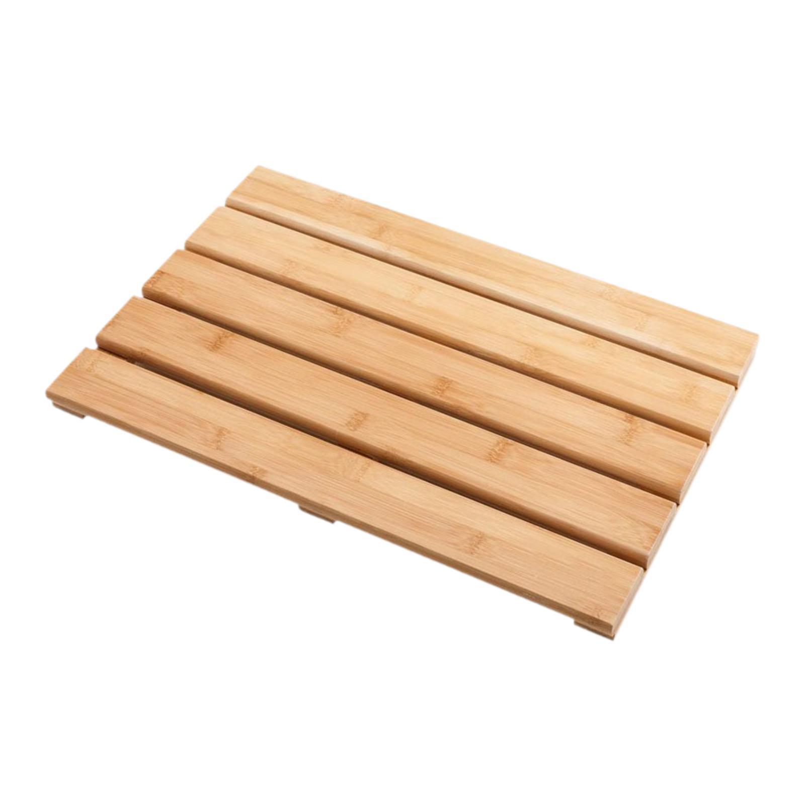 Bamboo Bath Mat - Alfombra de baño de bambú, decoración