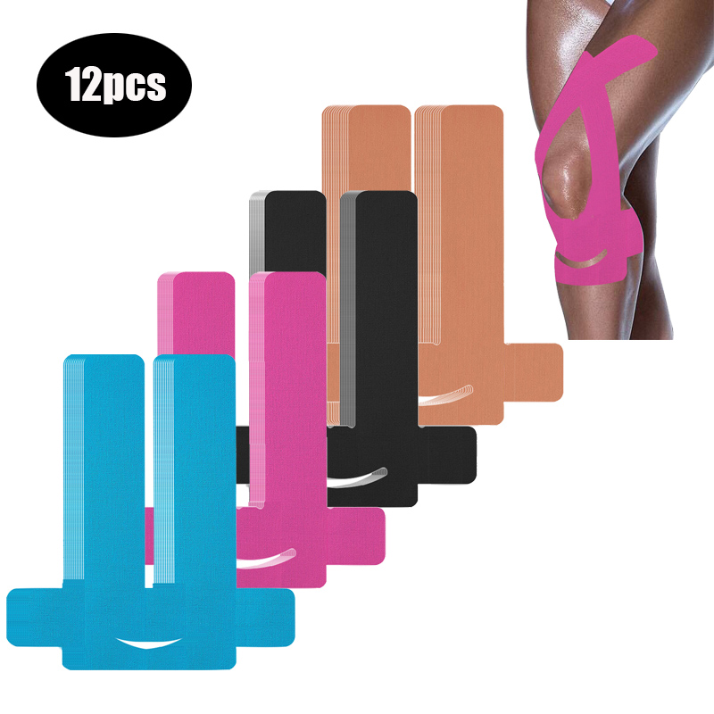 Sports Taping Precut - Cinta de kinesiología precortada para rodillas,