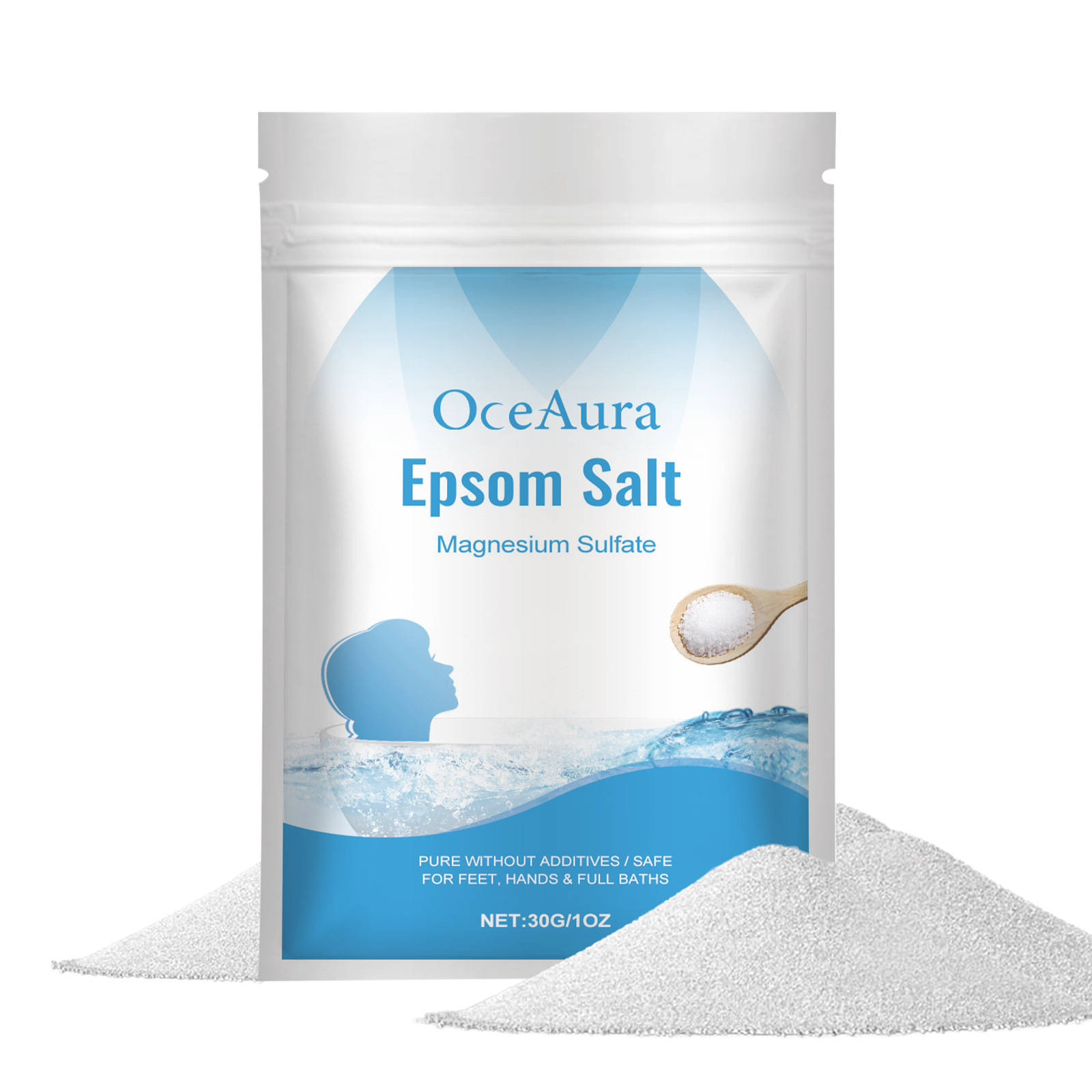 Sales de Baño OceAura con Sal  - Bath Salts Magnesium reseña y precio