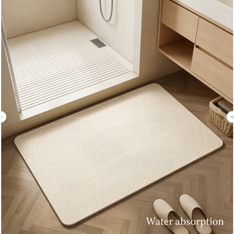Alfombra de Baño de Diatomita  - Bamboo Bath Mat reseña y precio