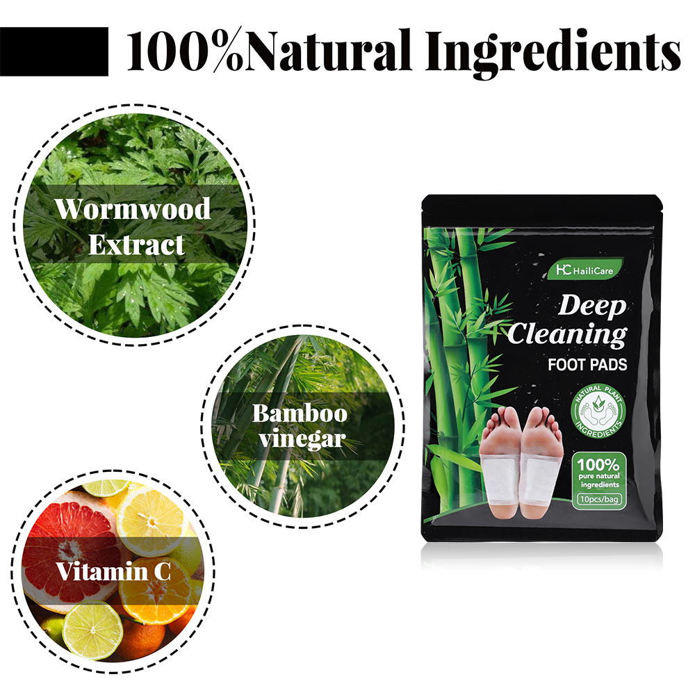 10 parches de carbón de bambú  - Detox Foot Patch reseña y precio