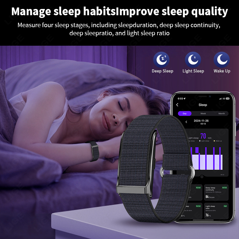 Reloj inteligente LIGE, Monito - Health Wellness Bracelet reseña y precio