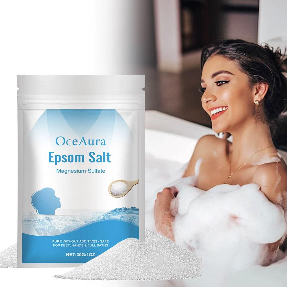 30g de sal, sulfato de magnesi - Bath Salts Magnesium reseña y precio