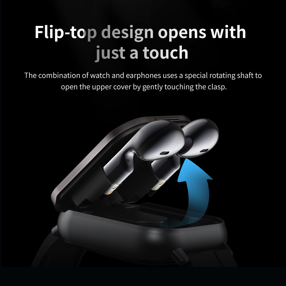 BT llamada diente azul auricul - Health Wellness Bracelet reseña y precio