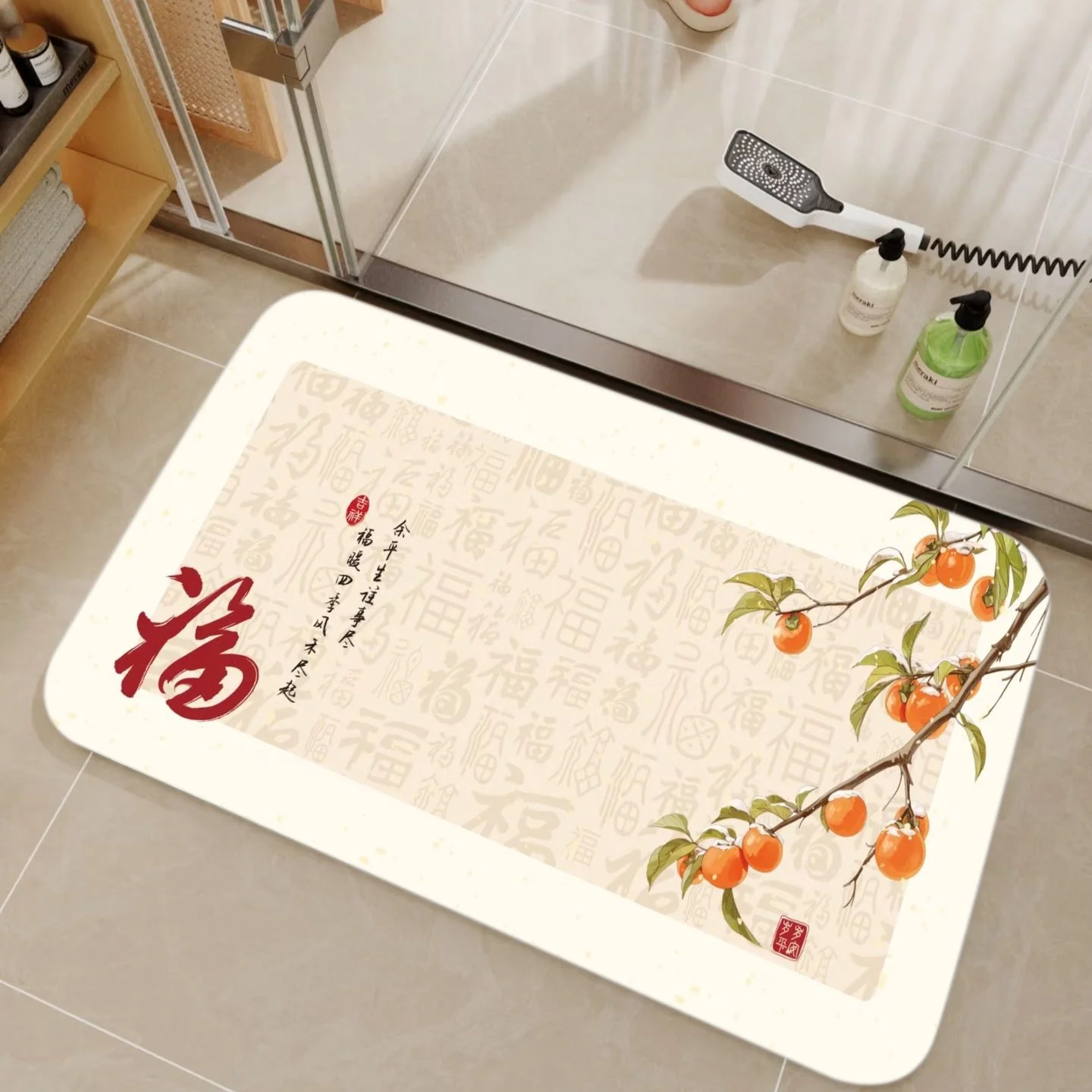 Alfombrilla de ducha de diatom - Bamboo Bath Mat reseña y precio