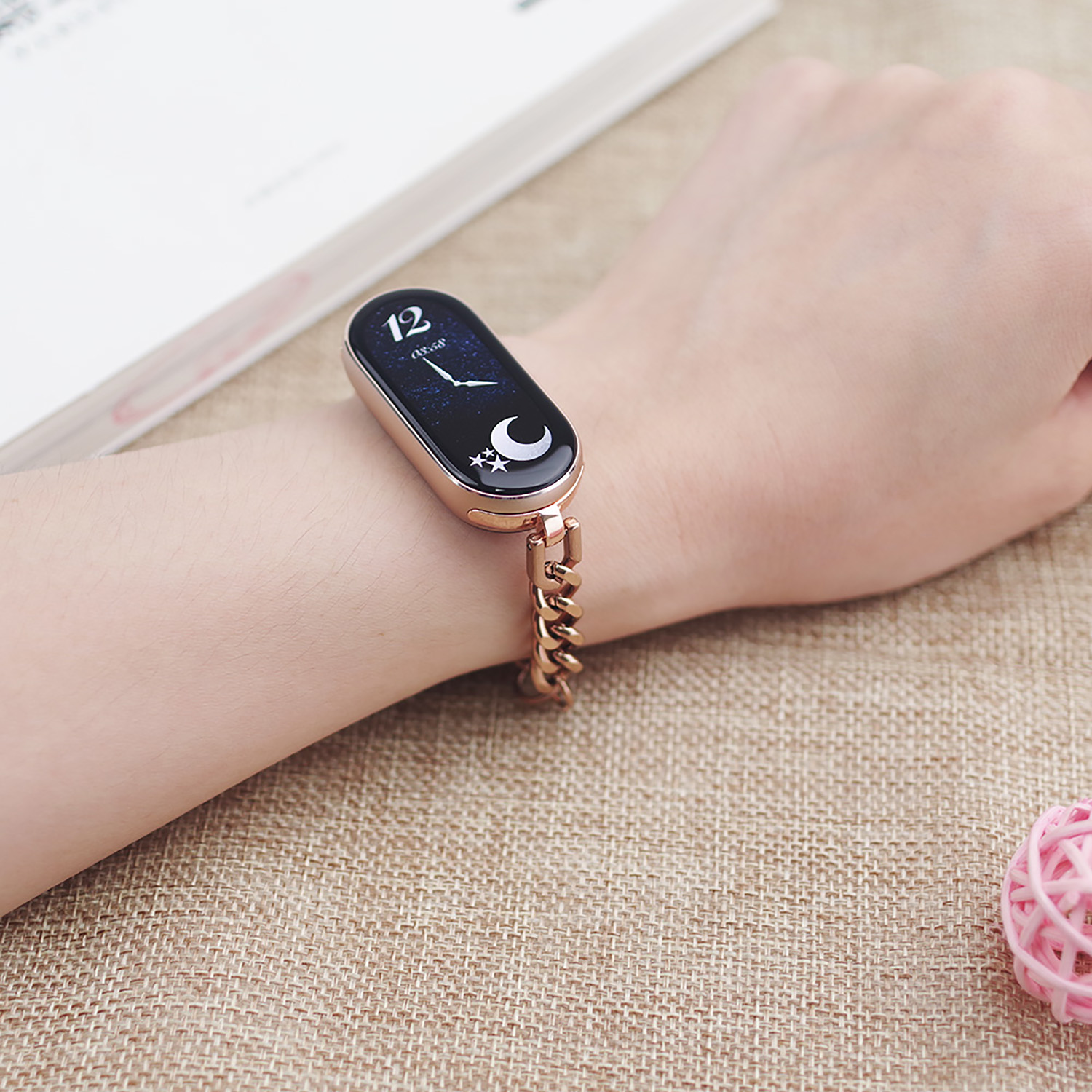 Correa de Cadena para Mi Band  - Health Wellness Bracelet reseña y precio