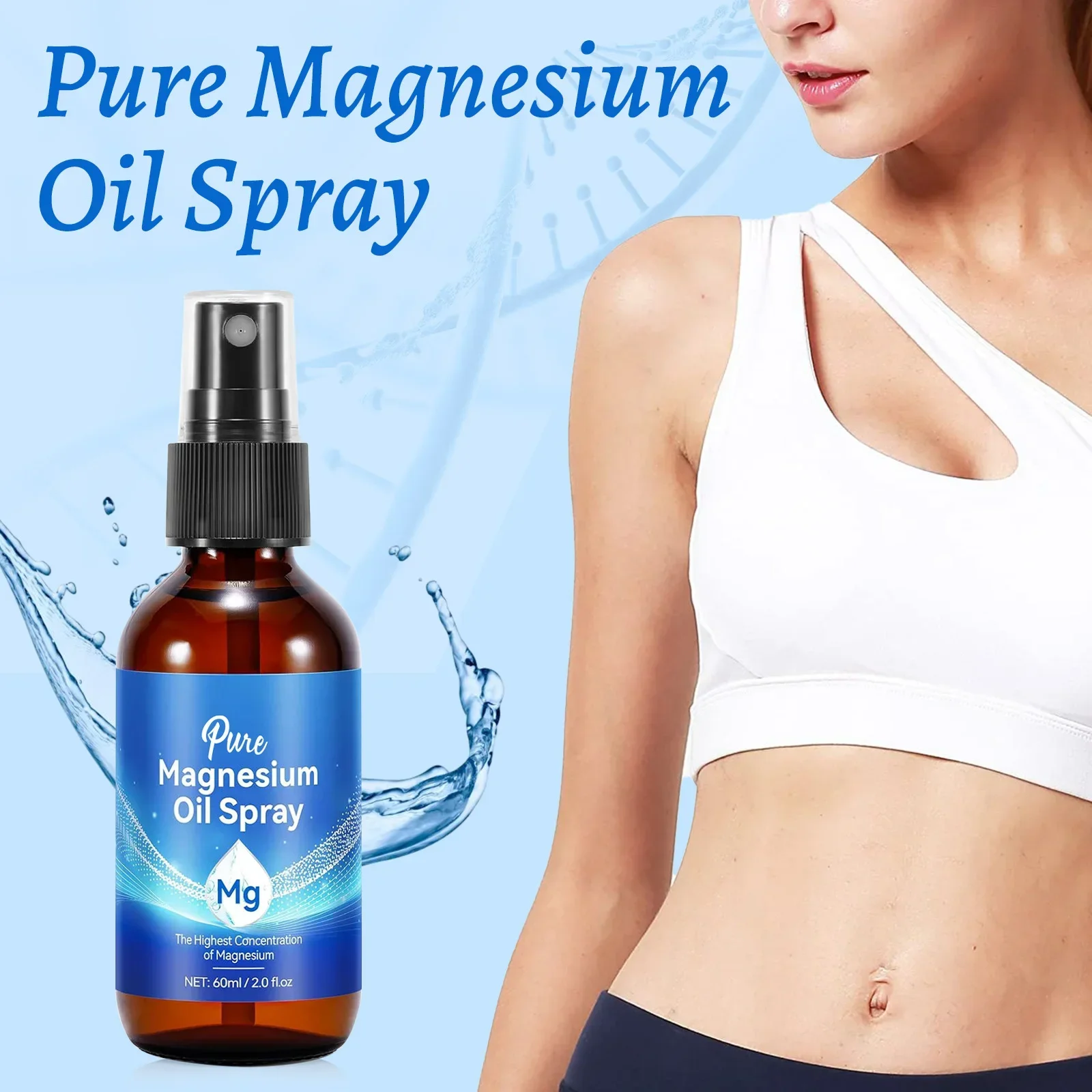 Spray de Aceite Corporal de Ma - Bath Salts Magnesium reseña y precio