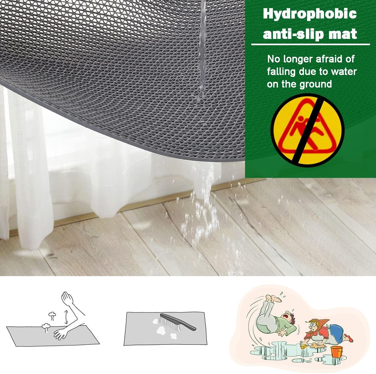 Alfombra Antideslizante Minima - Bamboo Bath Mat reseña y precio