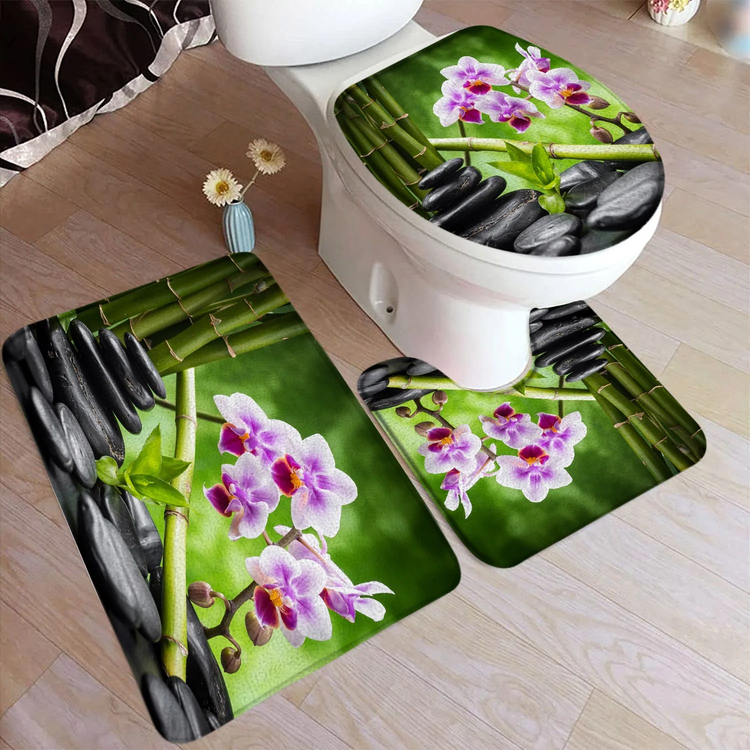Juego de Alfombrillas de Baño  - Bamboo Bath Mat reseña y precio