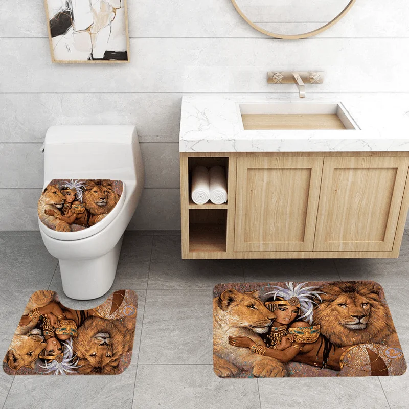 Juego de Baño Regal Royal Lion - Bamboo Bath Mat reseña y precio
