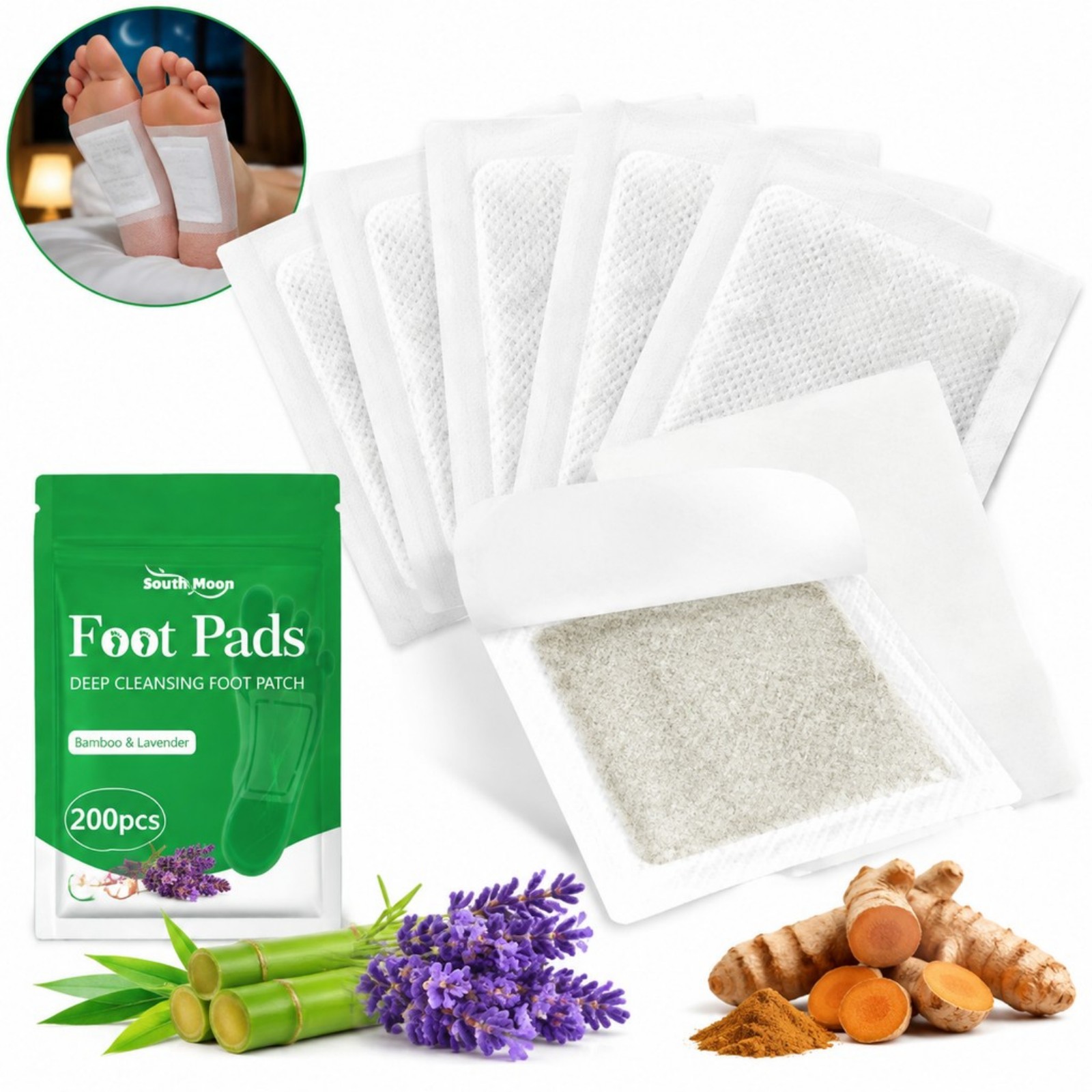 Parches de Cúrcuma para el Cui - Detox Foot Patch reseña y precio