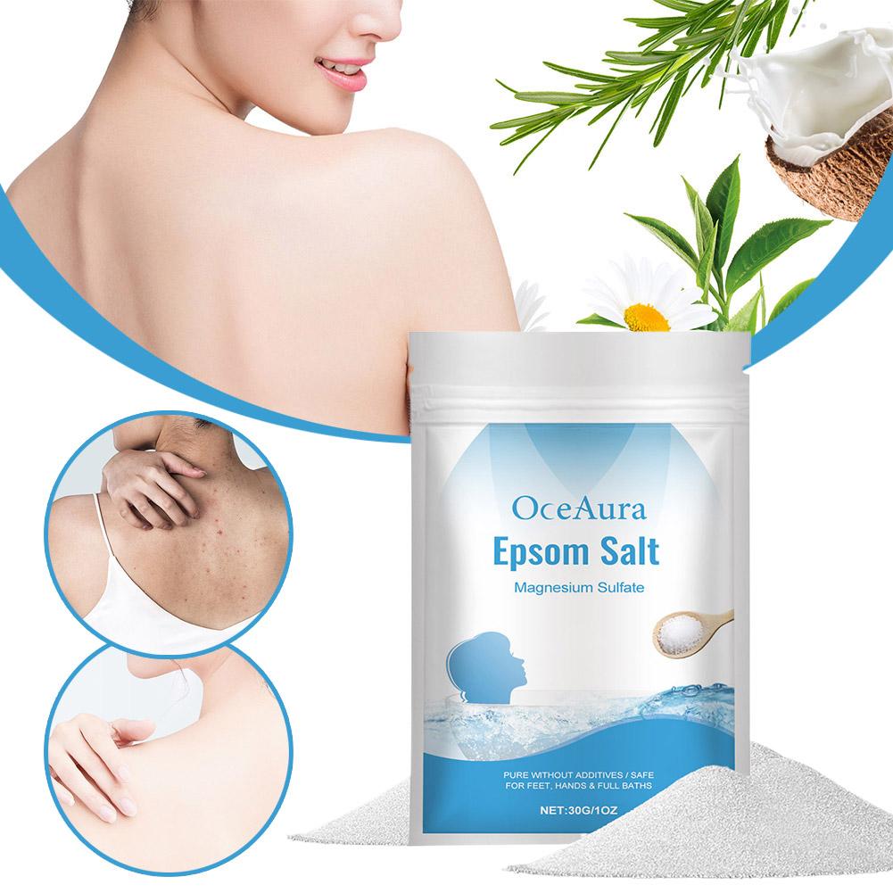 Epsom sal sulfato de magnesio  - Bath Salts Magnesium reseña y precio